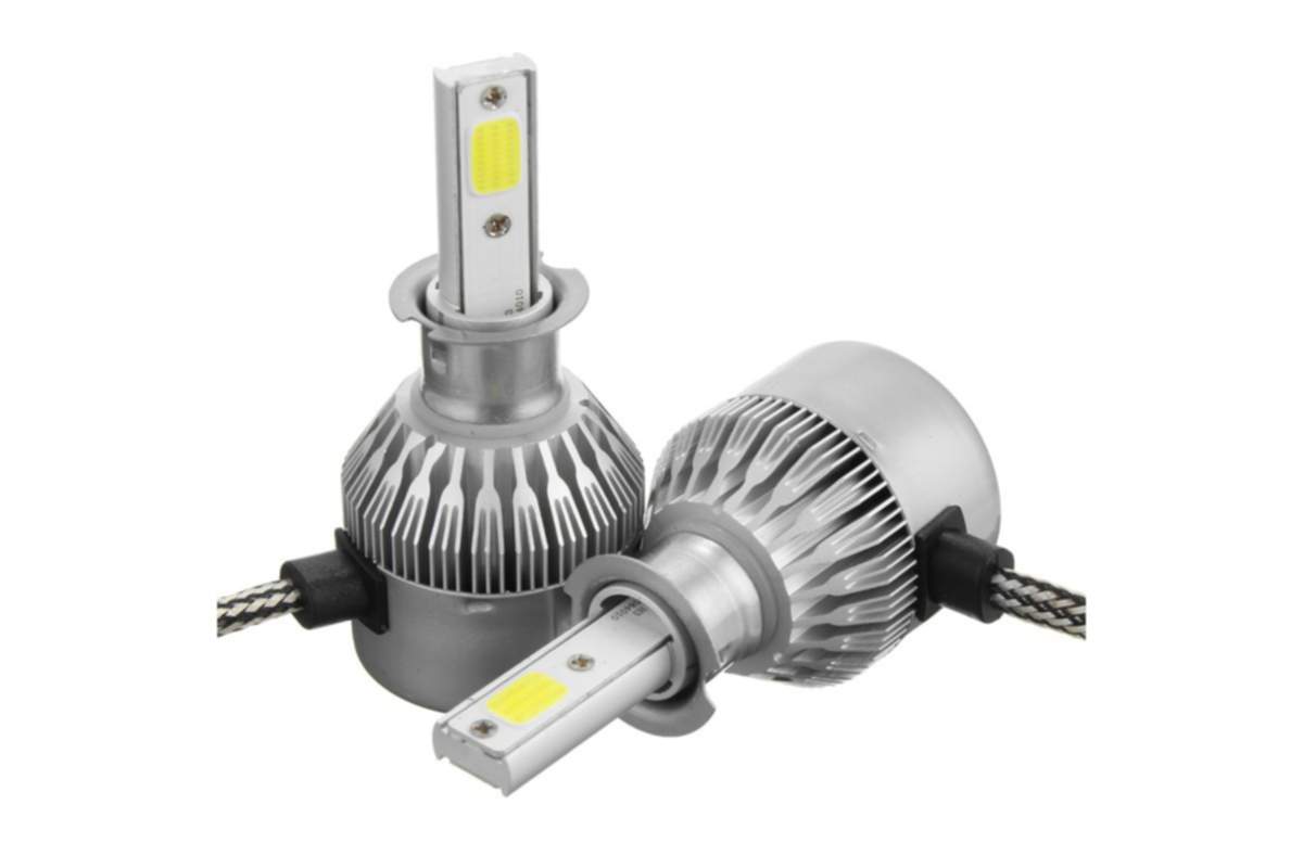  лампы C6 LED цоколь H7 6000К 3800Lm